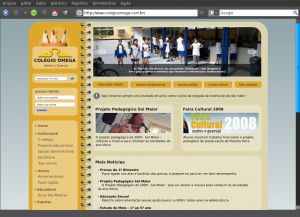Novo site do Colgio mega tem mais contedo